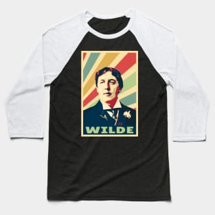 Oscar Wilde Vintage Colors Baseball T-Shirt